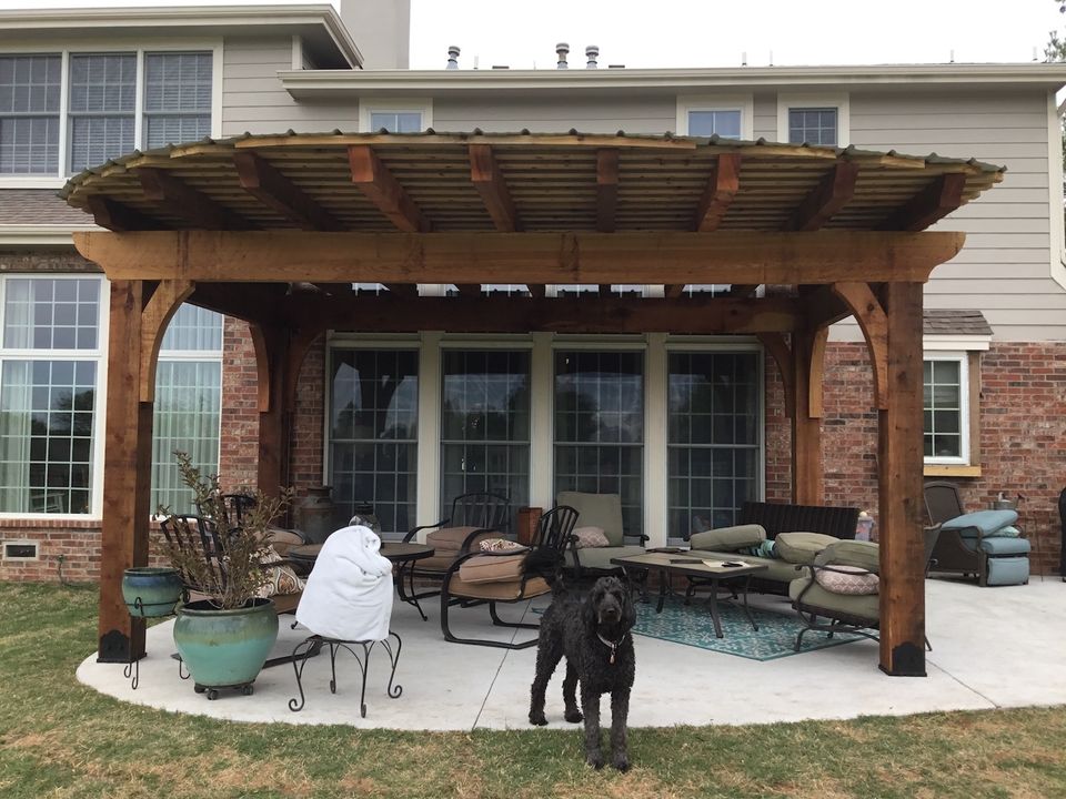 Select outdoor solutions  tulsa oklahoma  outdoor living pergolas shade structures  custom cedar pergola contractor builder construction company  photo apr 13  3 34 39 pm