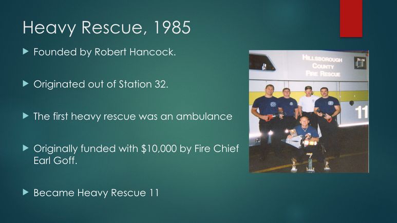 The history of hillsborough county fire rescue 2019.032