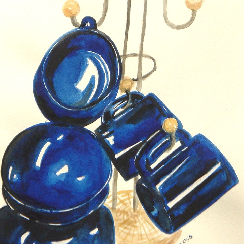 Cobalt glass