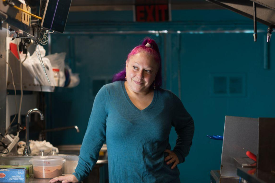 Owner in gourmet foodtruck image