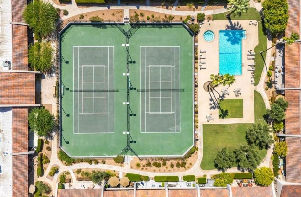 Aerial center court view