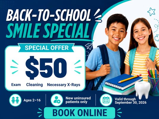 Back to school special smile