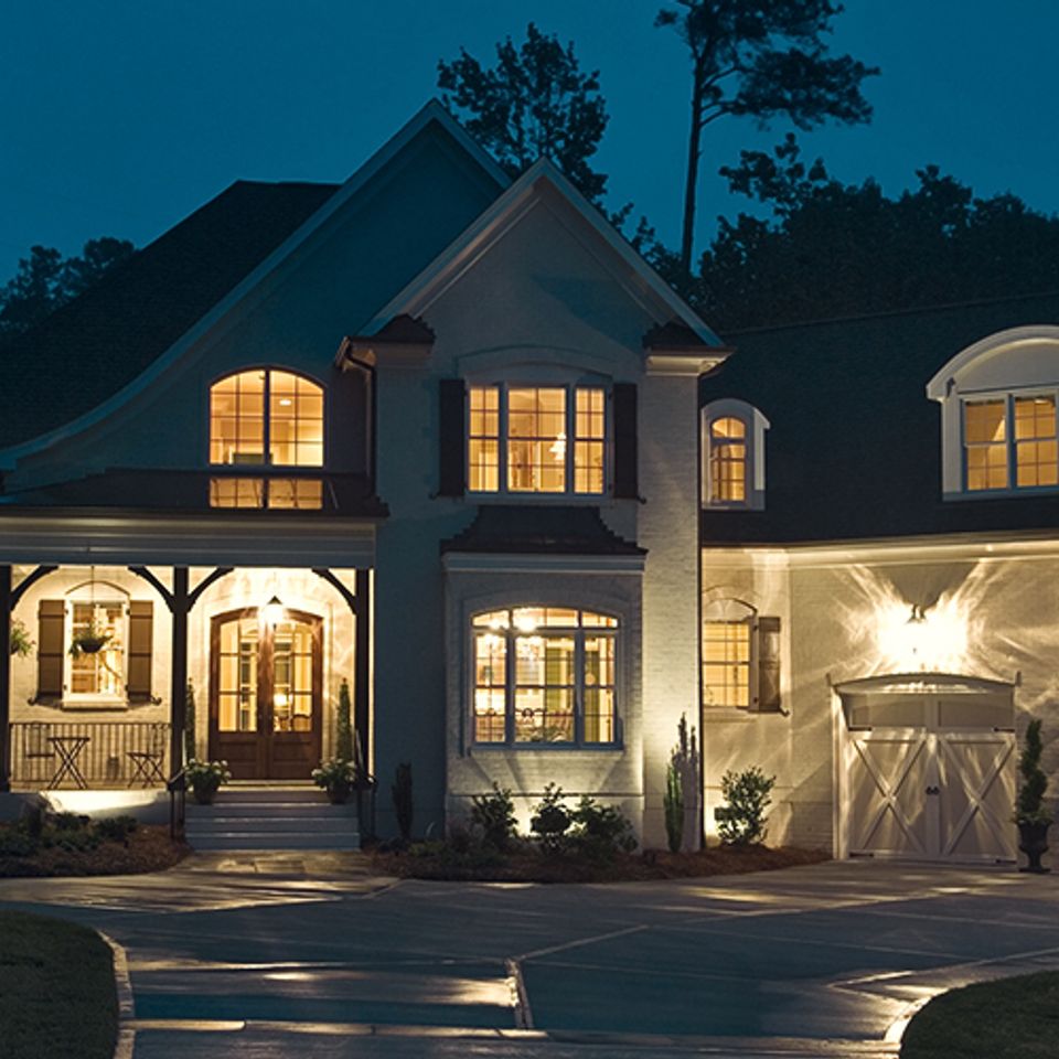 Featured best outdoor security lights house exterior night