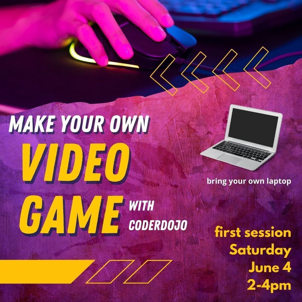 Make your own videogame with coderdojo