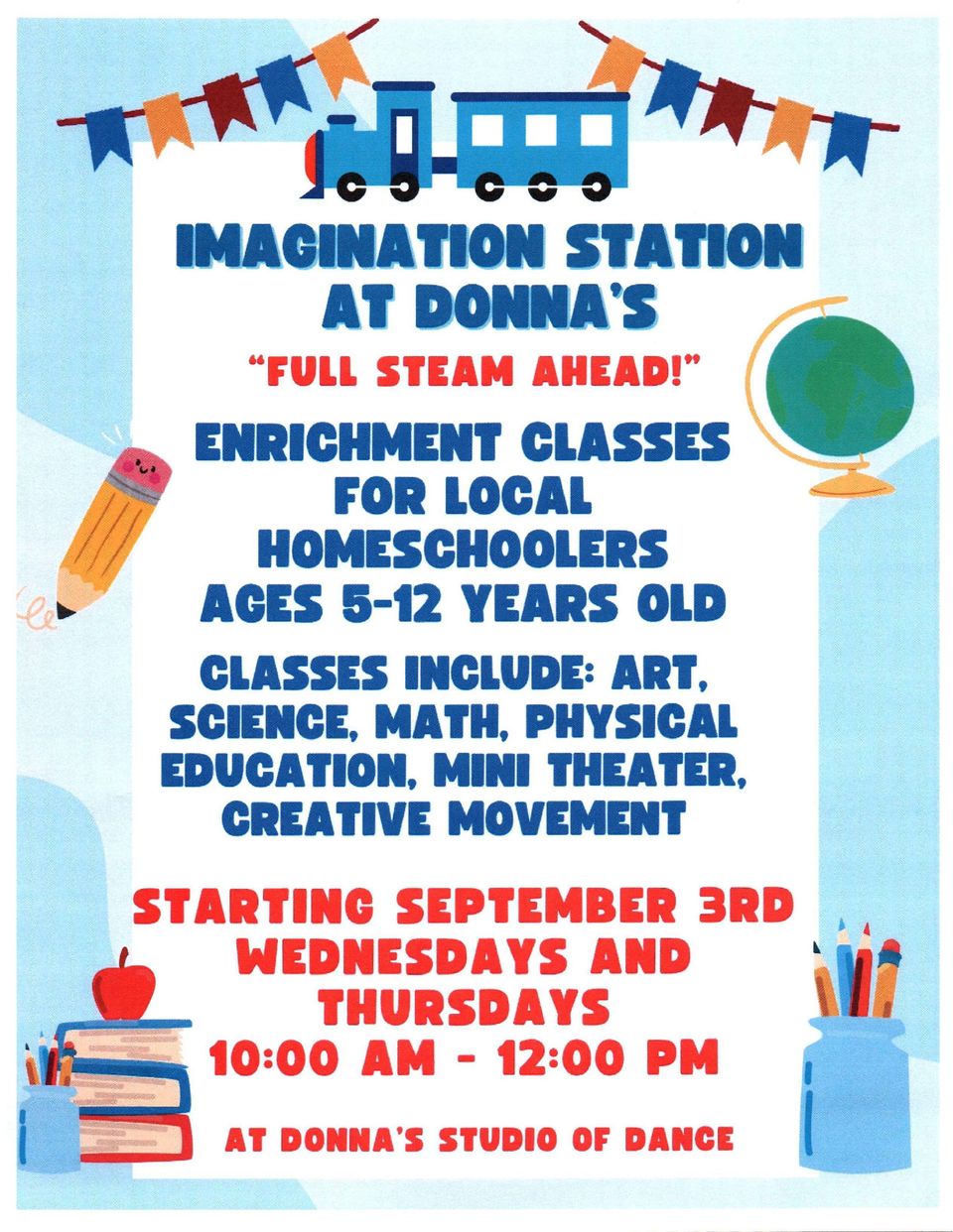 Imagination station flyer