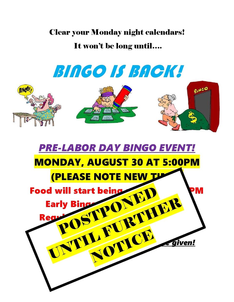 Poster bingo reopening (3) cancellation