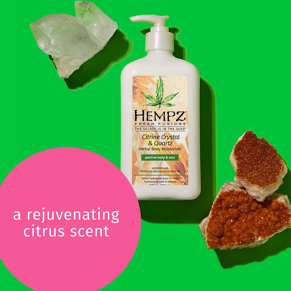 Citrine crystal   quartz hempz
