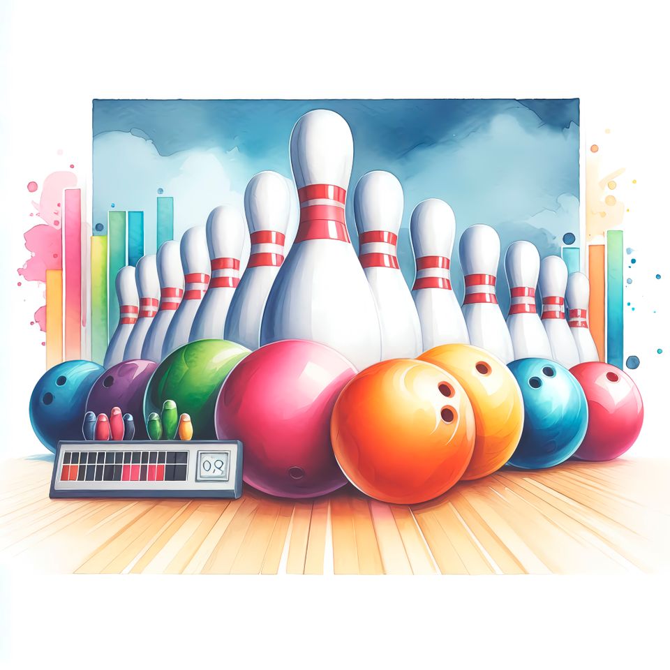 Bowling   watercolor 10 2