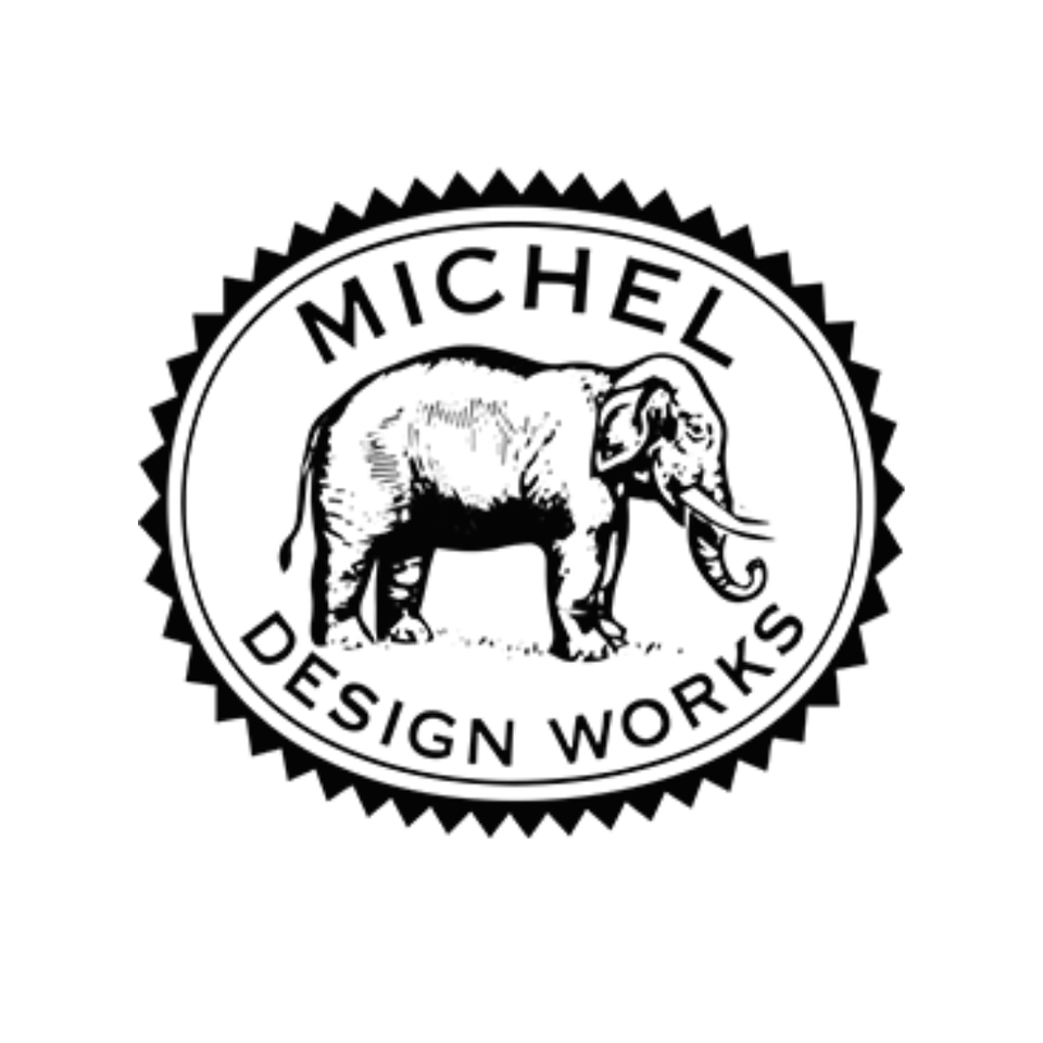 Michel design works logo black