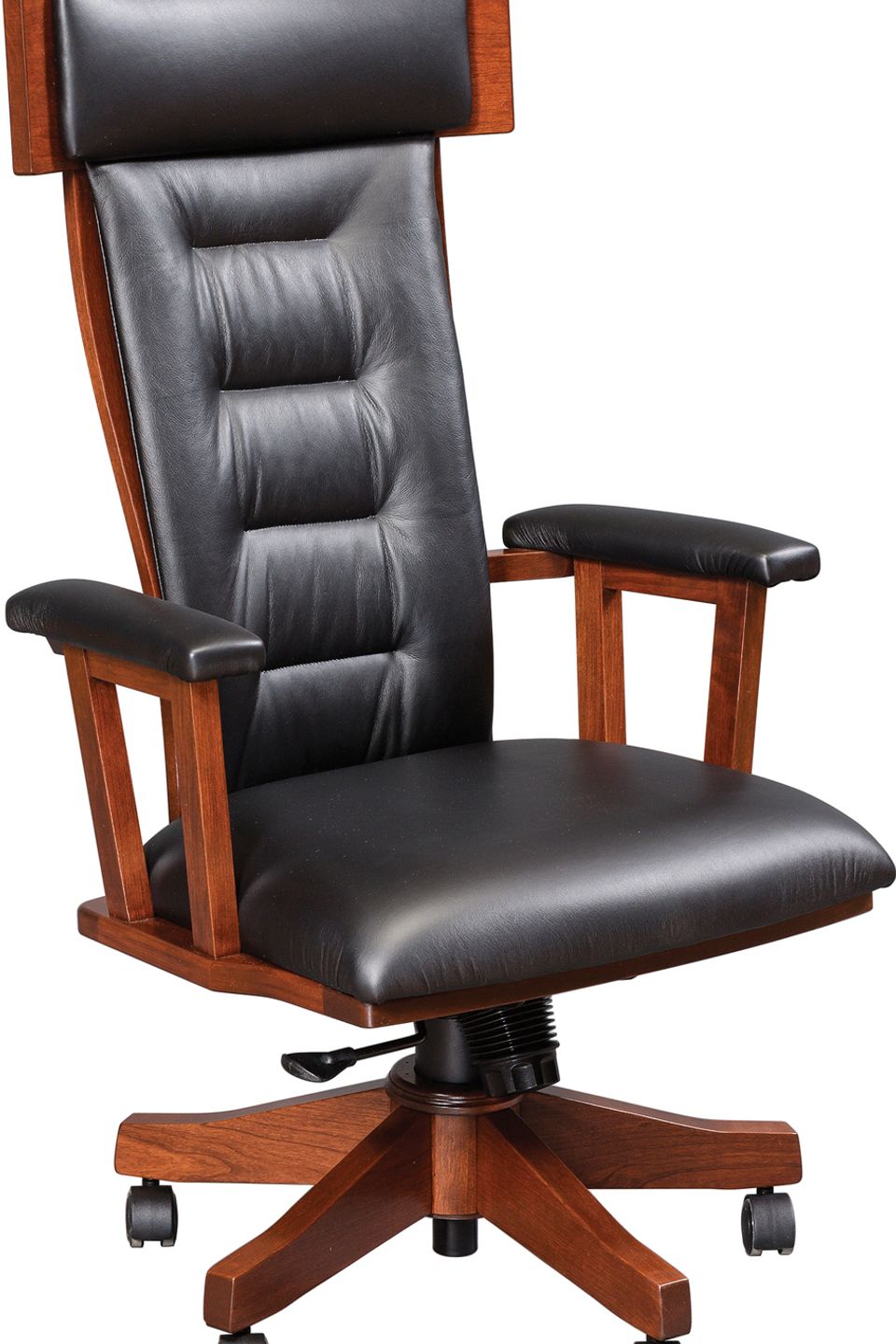 Br ldc 58 cherry desk chair cp