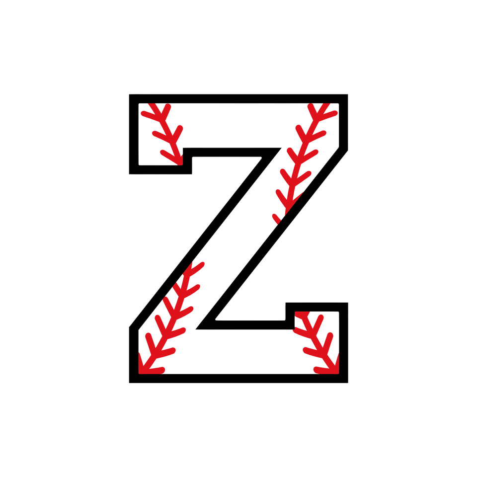 Sports   baseball letter z