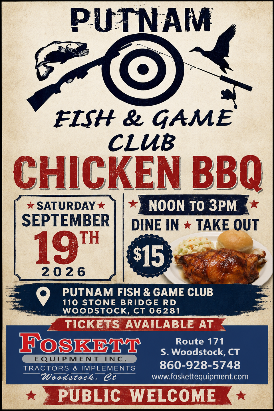 Fosketts tickets bbq