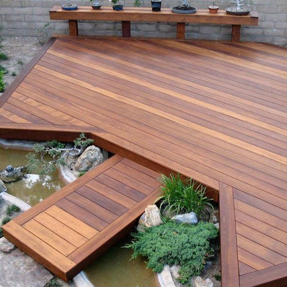 Ipe deck wood