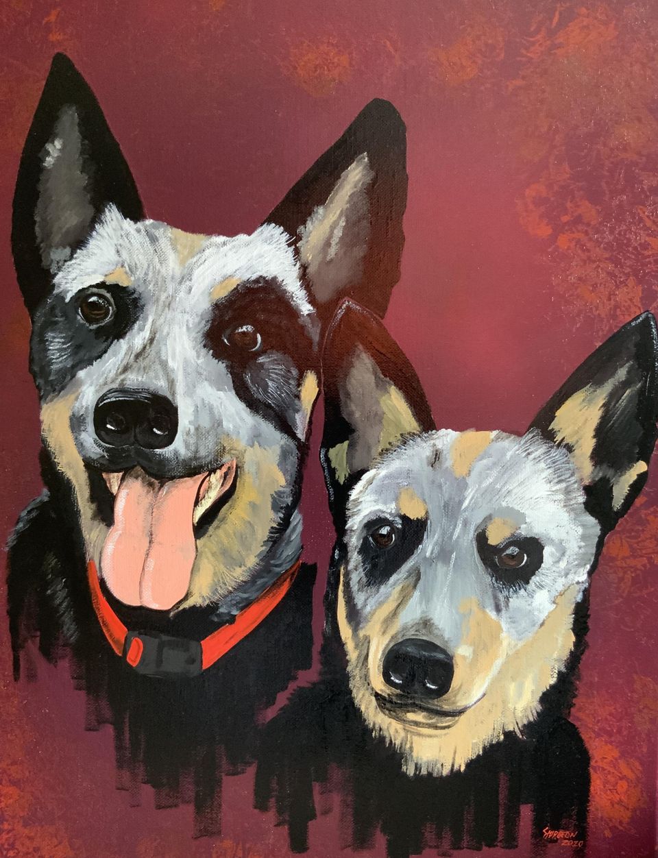 Hand-painted portrait art collection by Skeeter's Grafix.