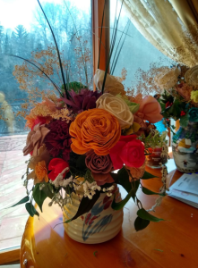 Fall wood flower bouquets with mary noordyk 221x300
