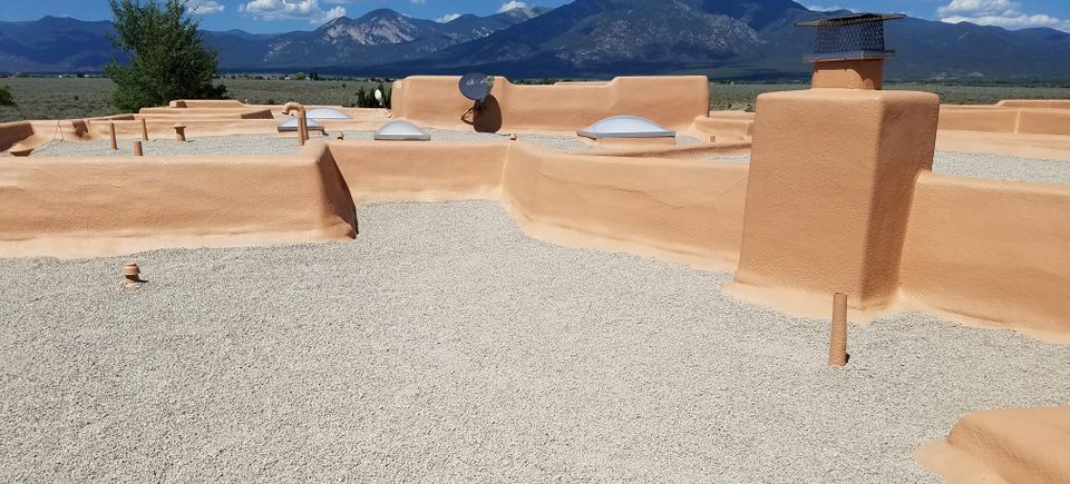 Foam  gravel roof 