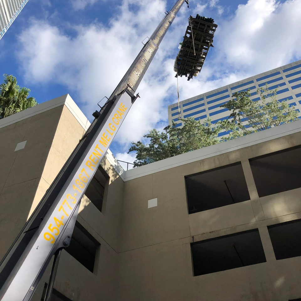 Cranes services in all south florida