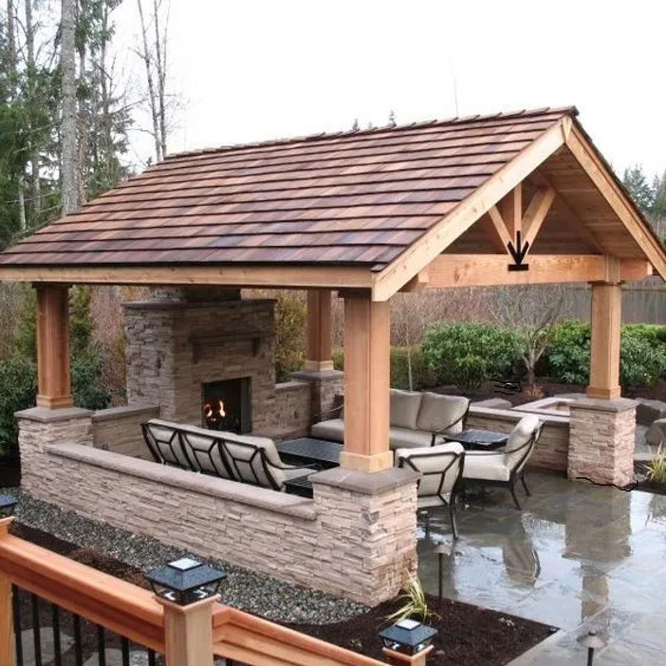 Wilmette Outdoor Kitchen Pavillion