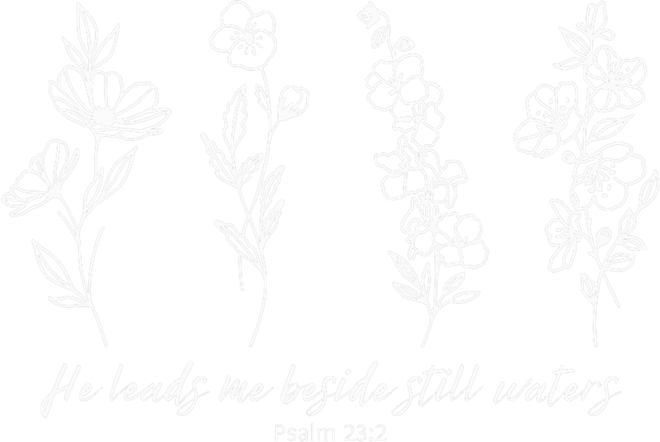 Faith   he leads me beside still waters