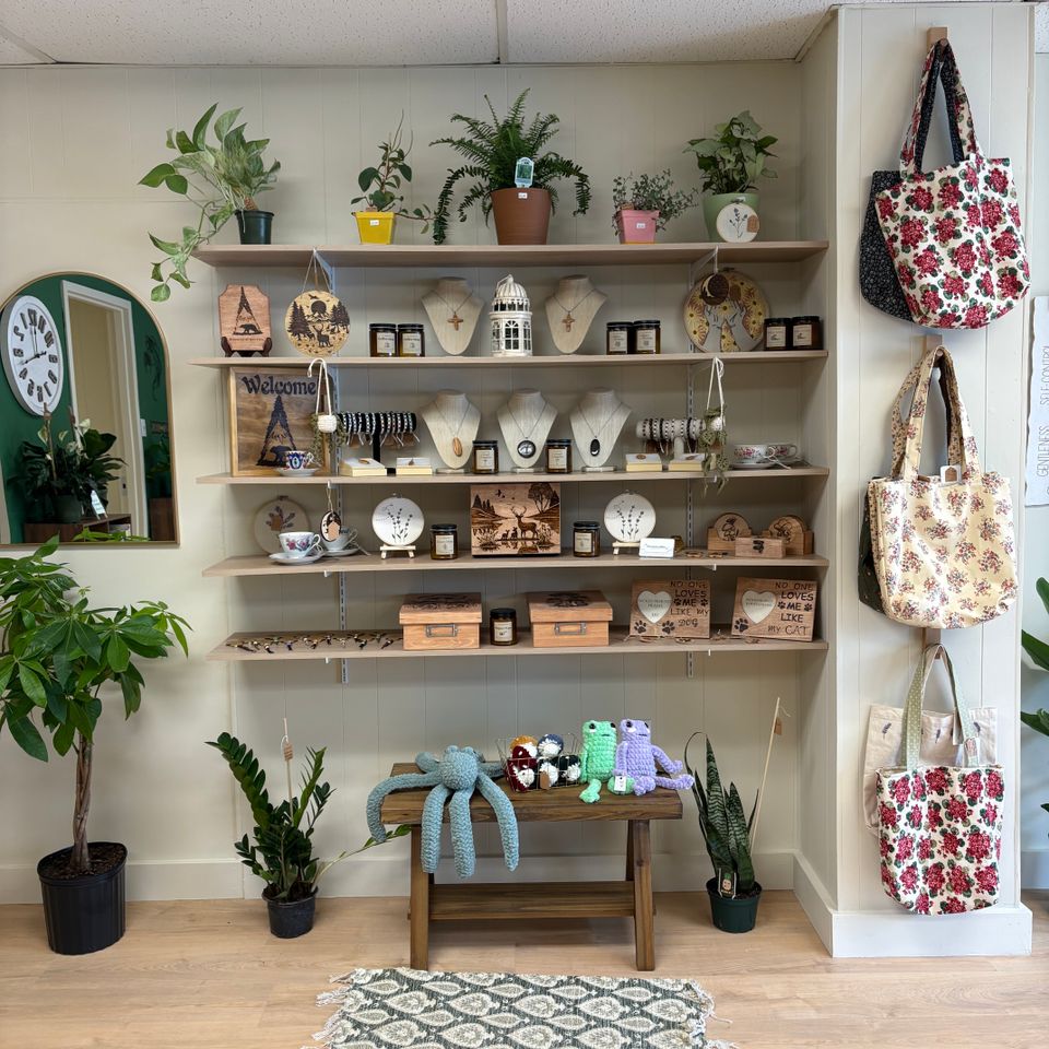Artist handcrafted items forest and blossom