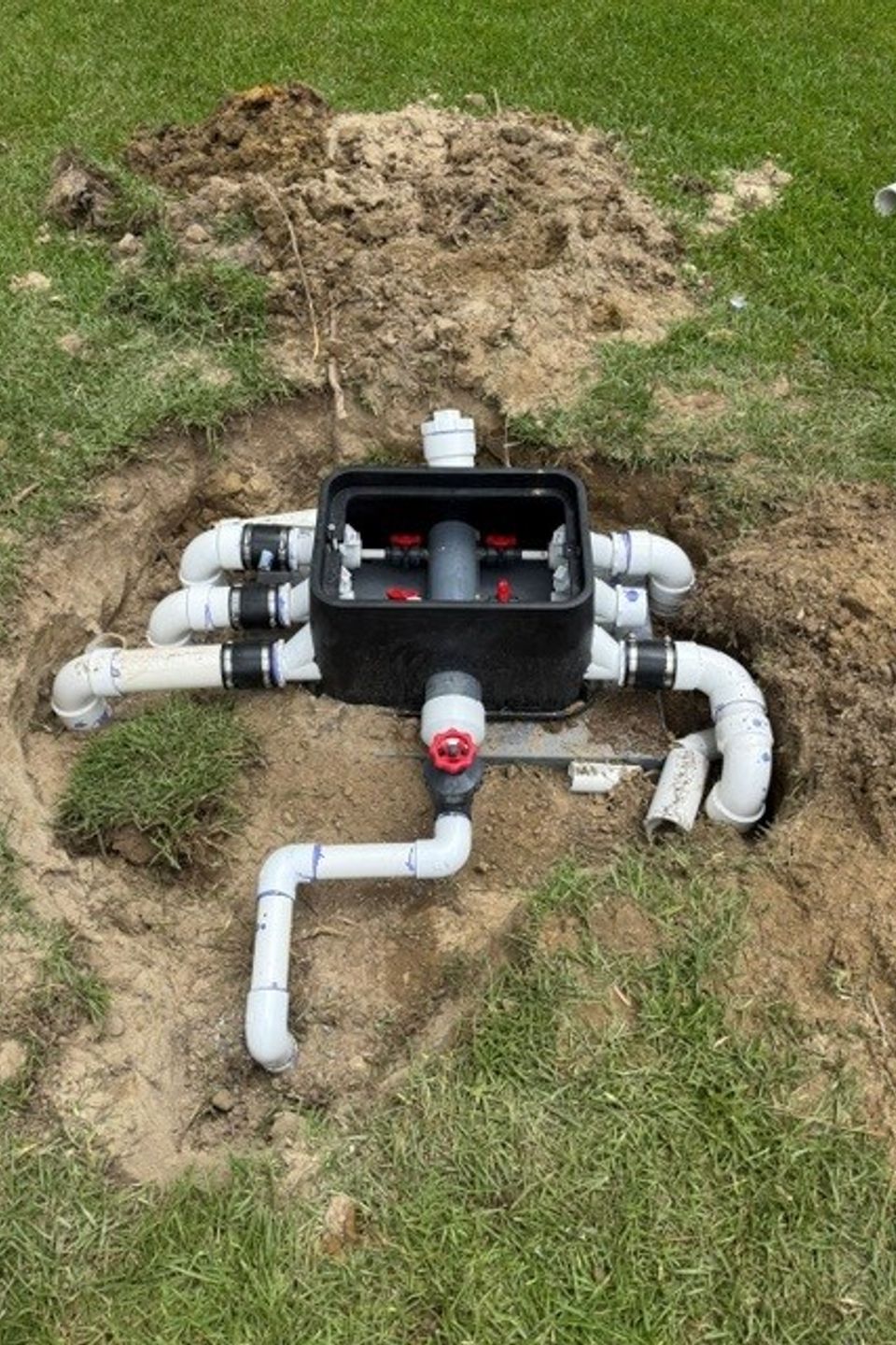 E&J Residential completing an upgraded septic system.