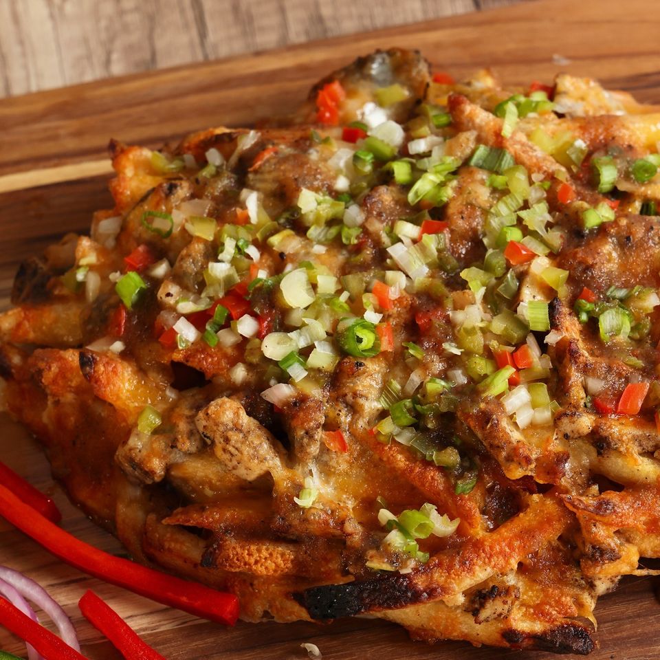 Loaded jerk fries