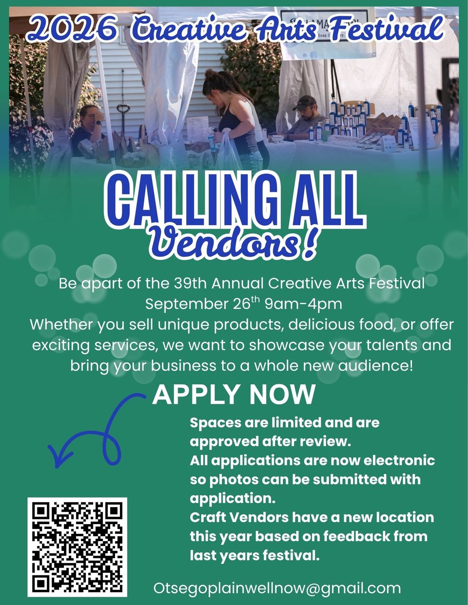 Caf 2026 vendor flyer