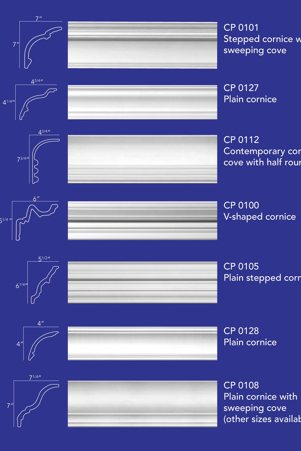 Alta cornice plain 5