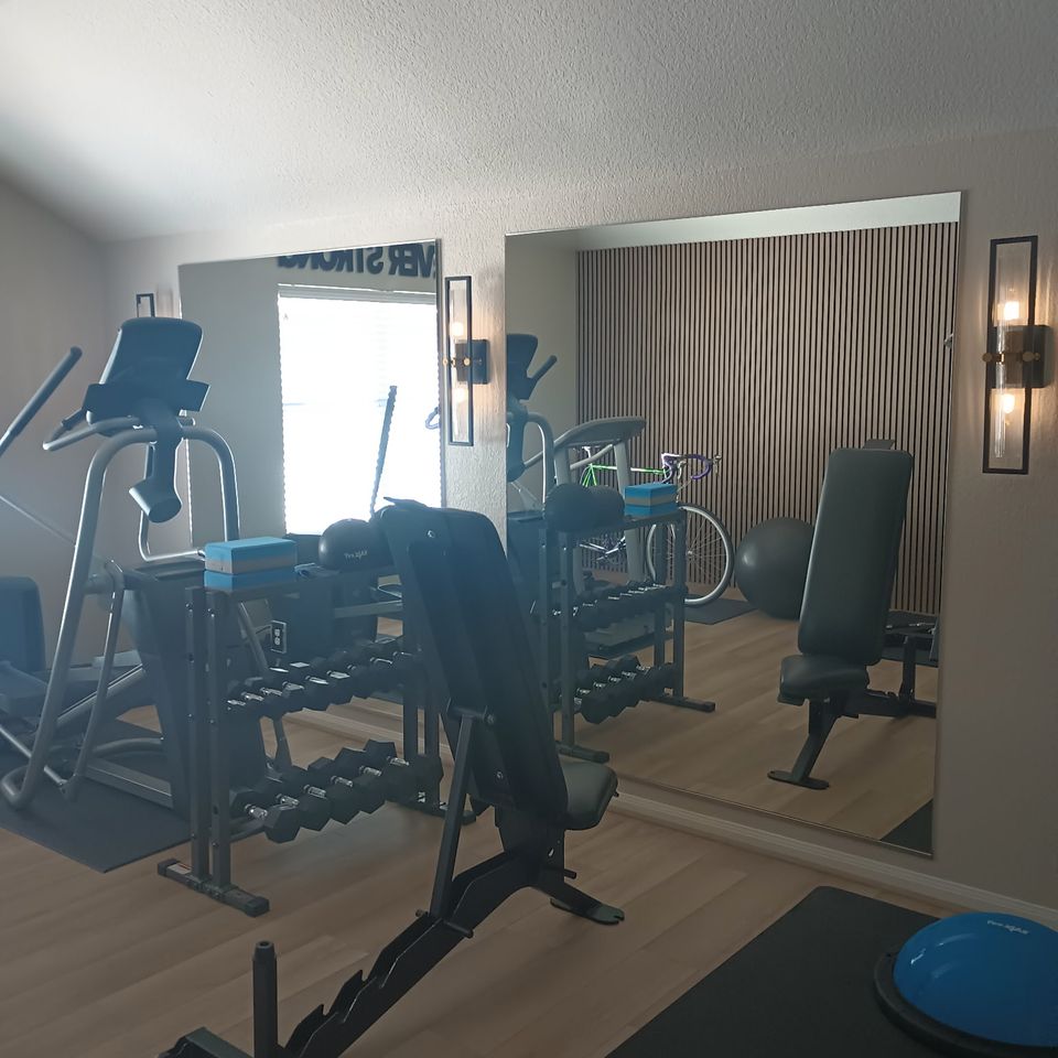 Friendswood gym glass repair.1