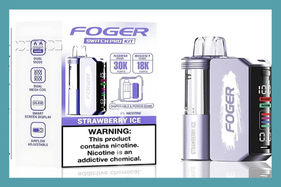 Foger Strawberry Ice Disposable Vape