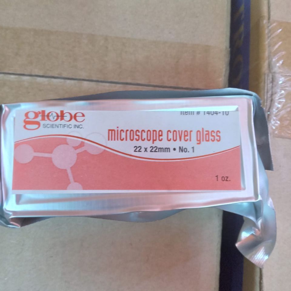 Microscope cover glass 22x22mm
