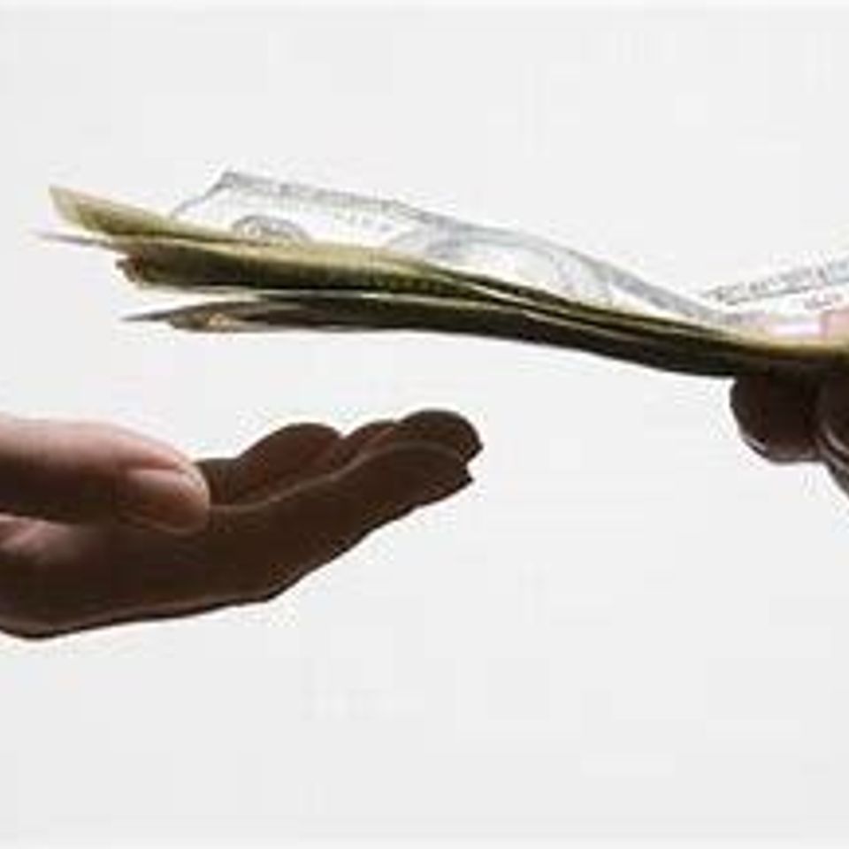 Giving cash back