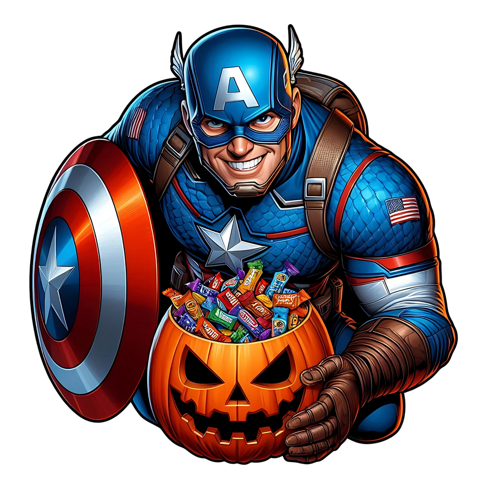 Seasons   halloween captain america trick or treat 52