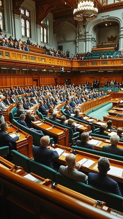 Parliamentary session engagement stockcake