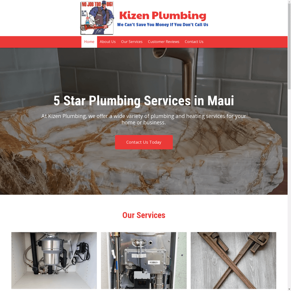 Plumber near kahului  hawaii   kizen plumbing (1)