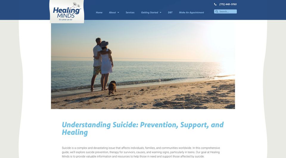 Screenshot Healing Minds- KPCopy's article 