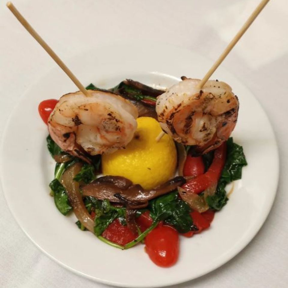 Shrimp vege apps