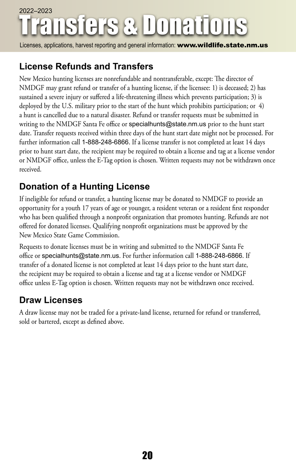 2022 2023 new mexico hunting rules and info 24
