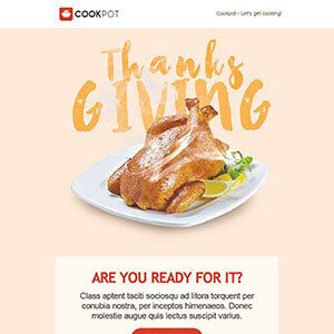 Email layouts template 2 example