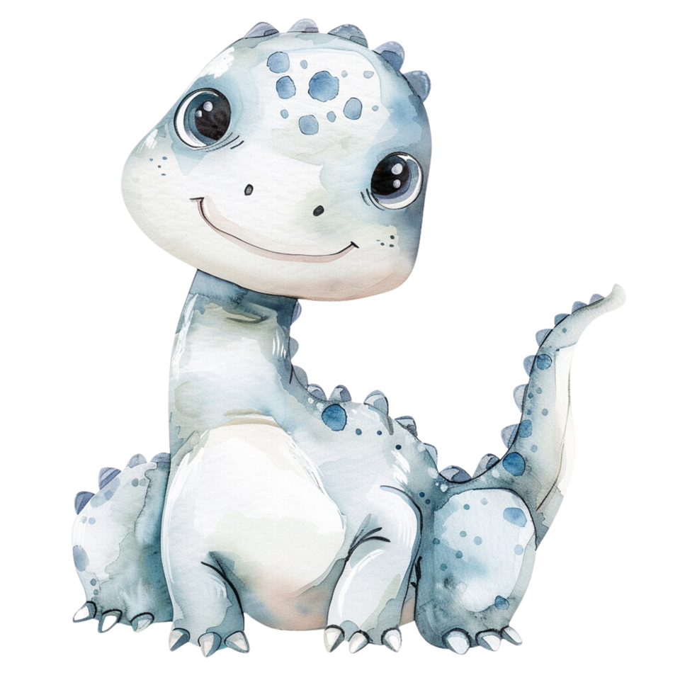Baby   blue dinosaur