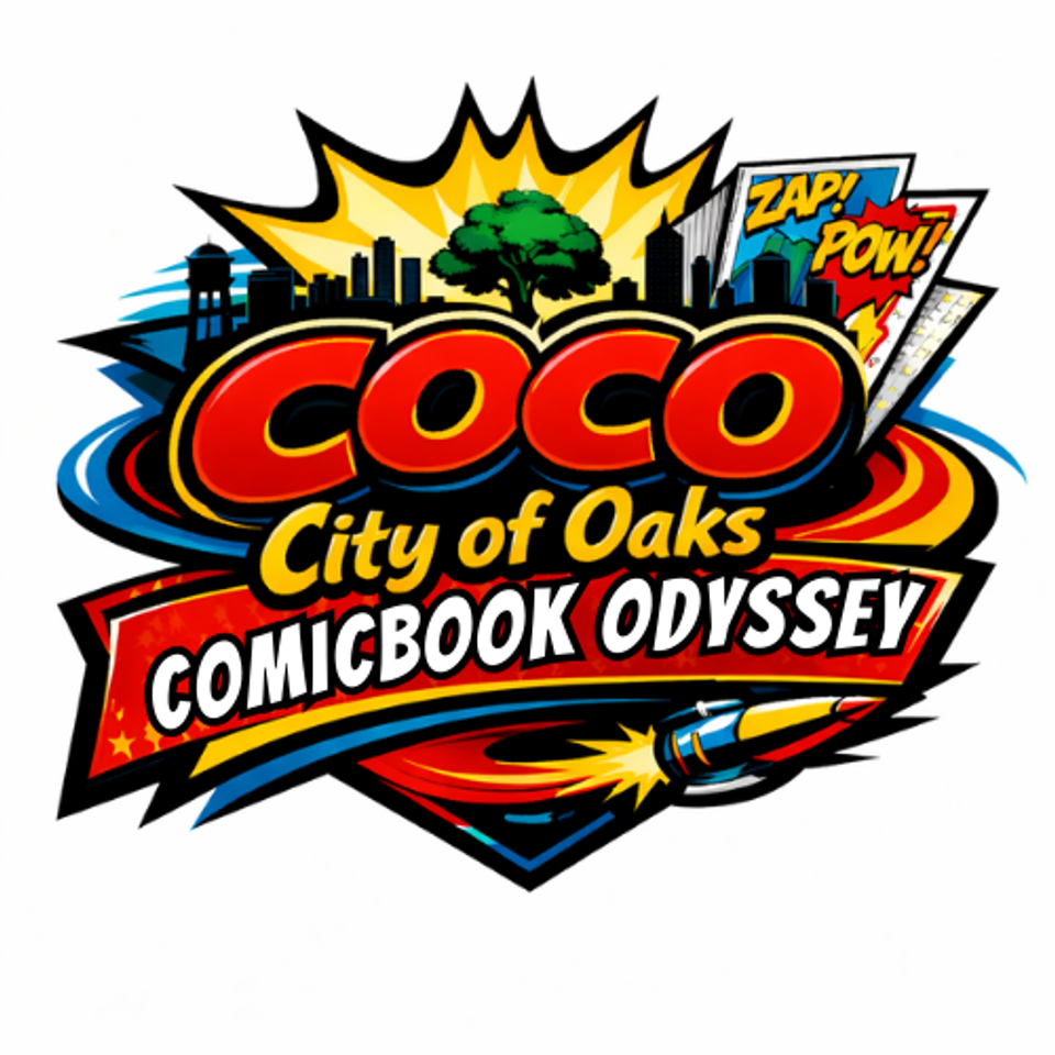 Coco city of oaks comicbook odyssey name logo (1)