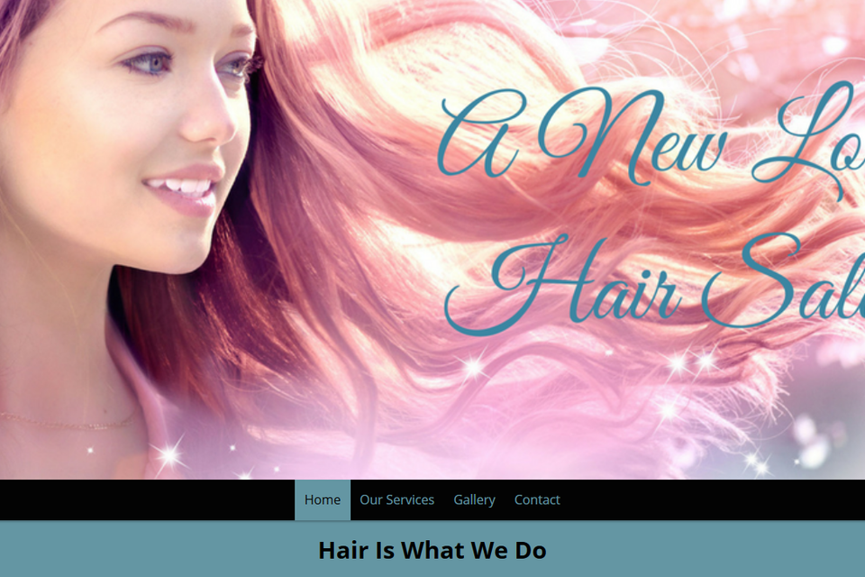 A new look hair salon header