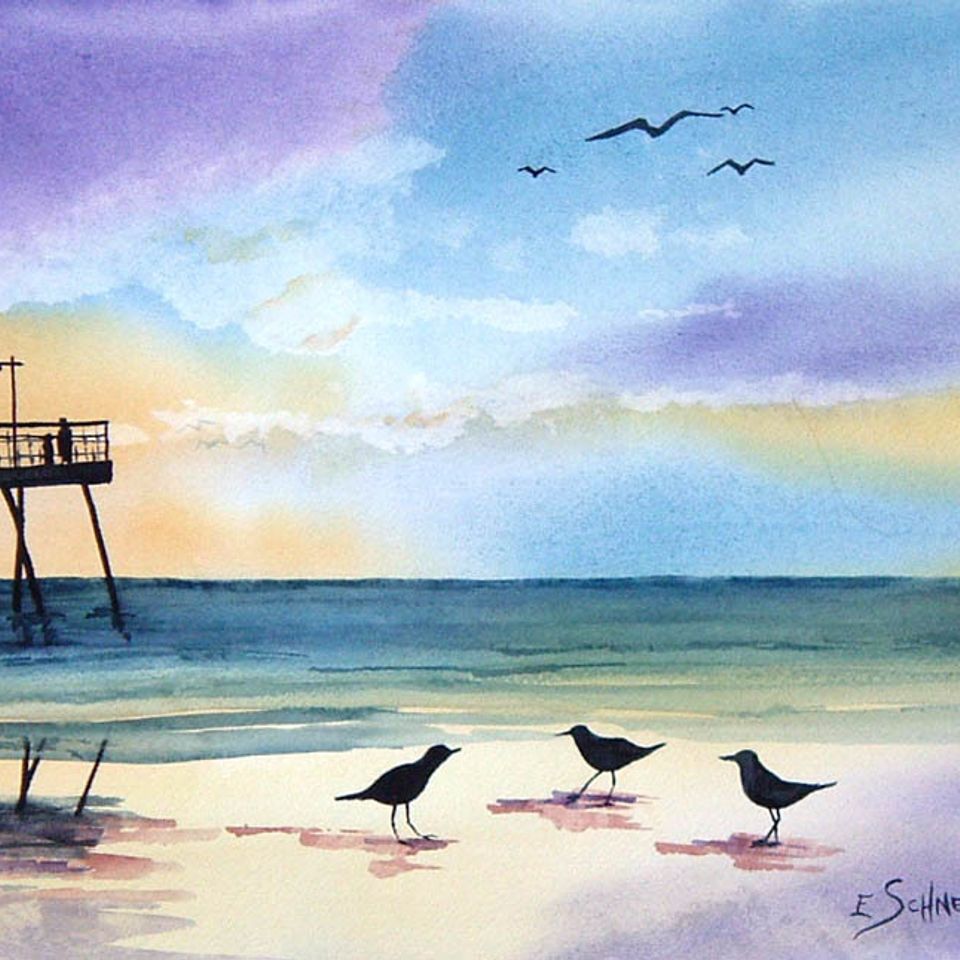 Pier with birds lg