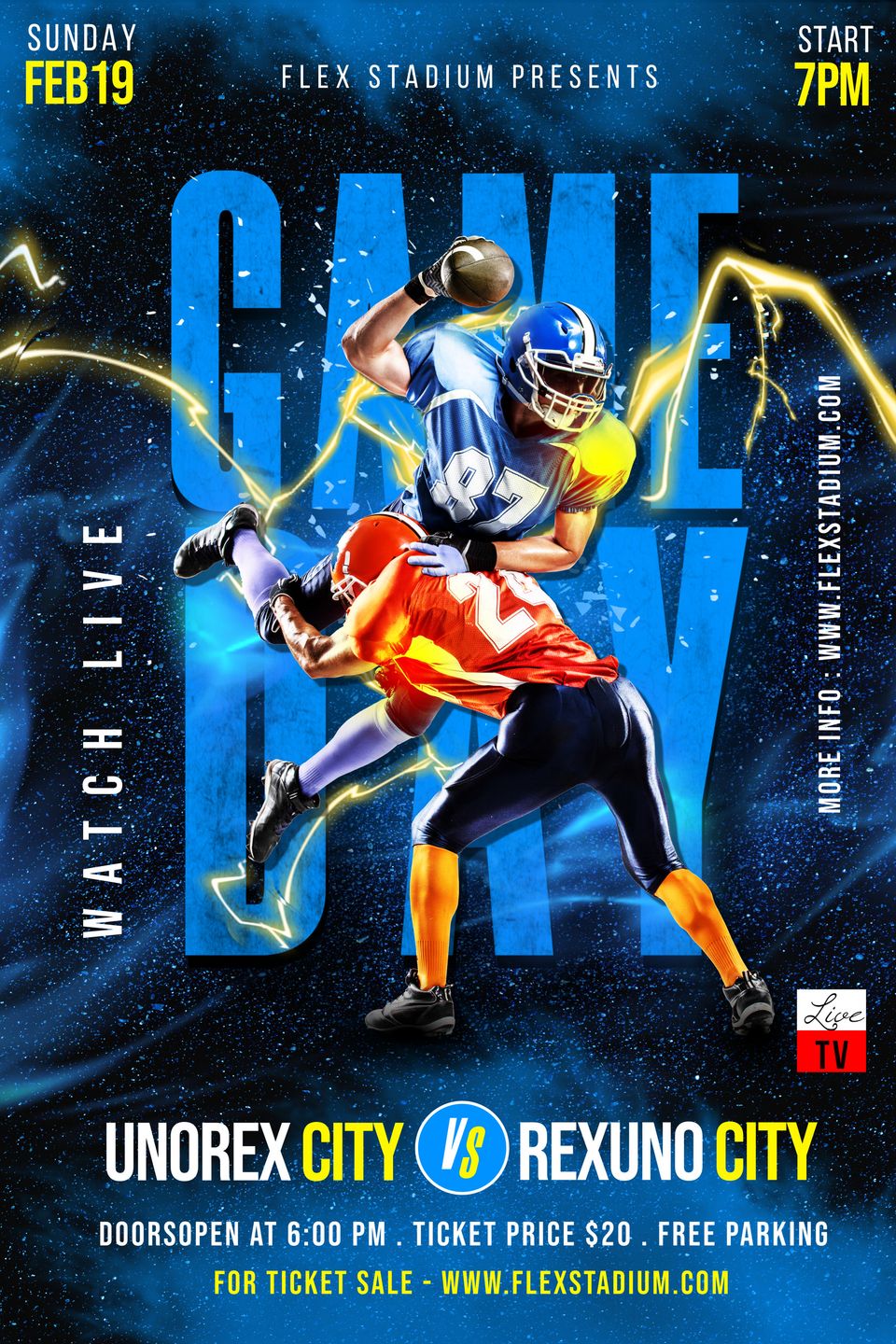 Gaming flyers football flyerssoccer