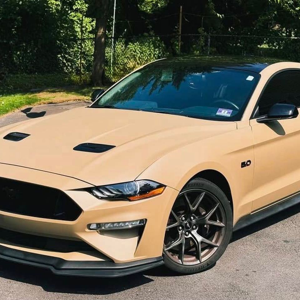 Yellowish car