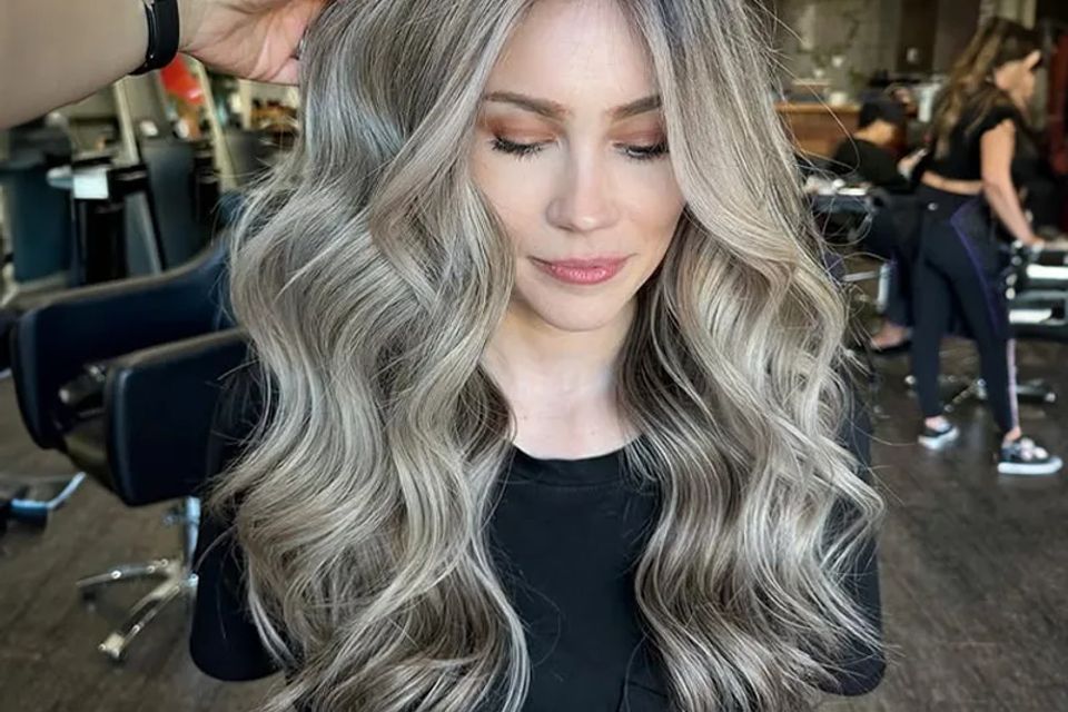 Ash blonde babylights