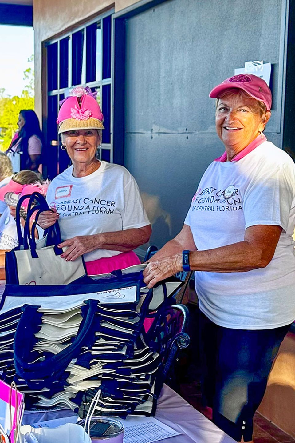 Pink ribbon golf 2024 pregame 3