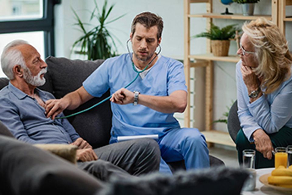Senior care image man