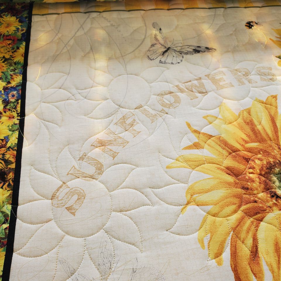 Sunflower quilting 2023