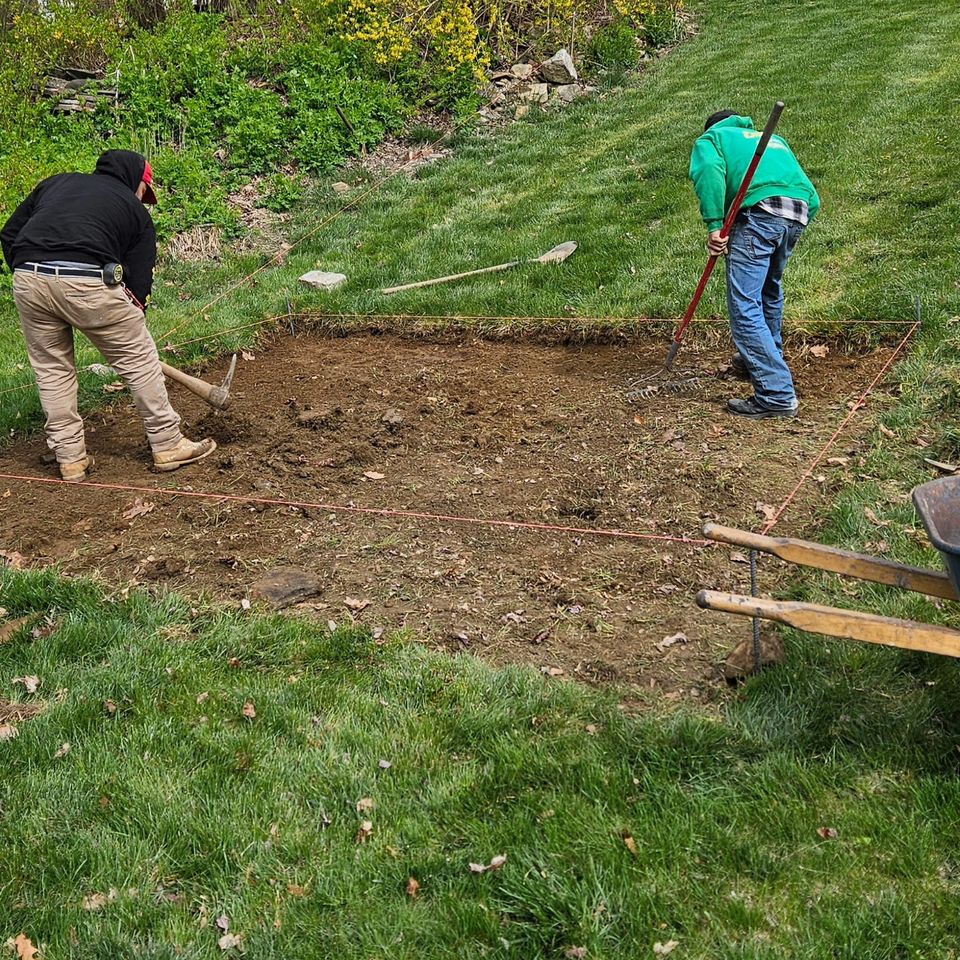 Before square fire pit